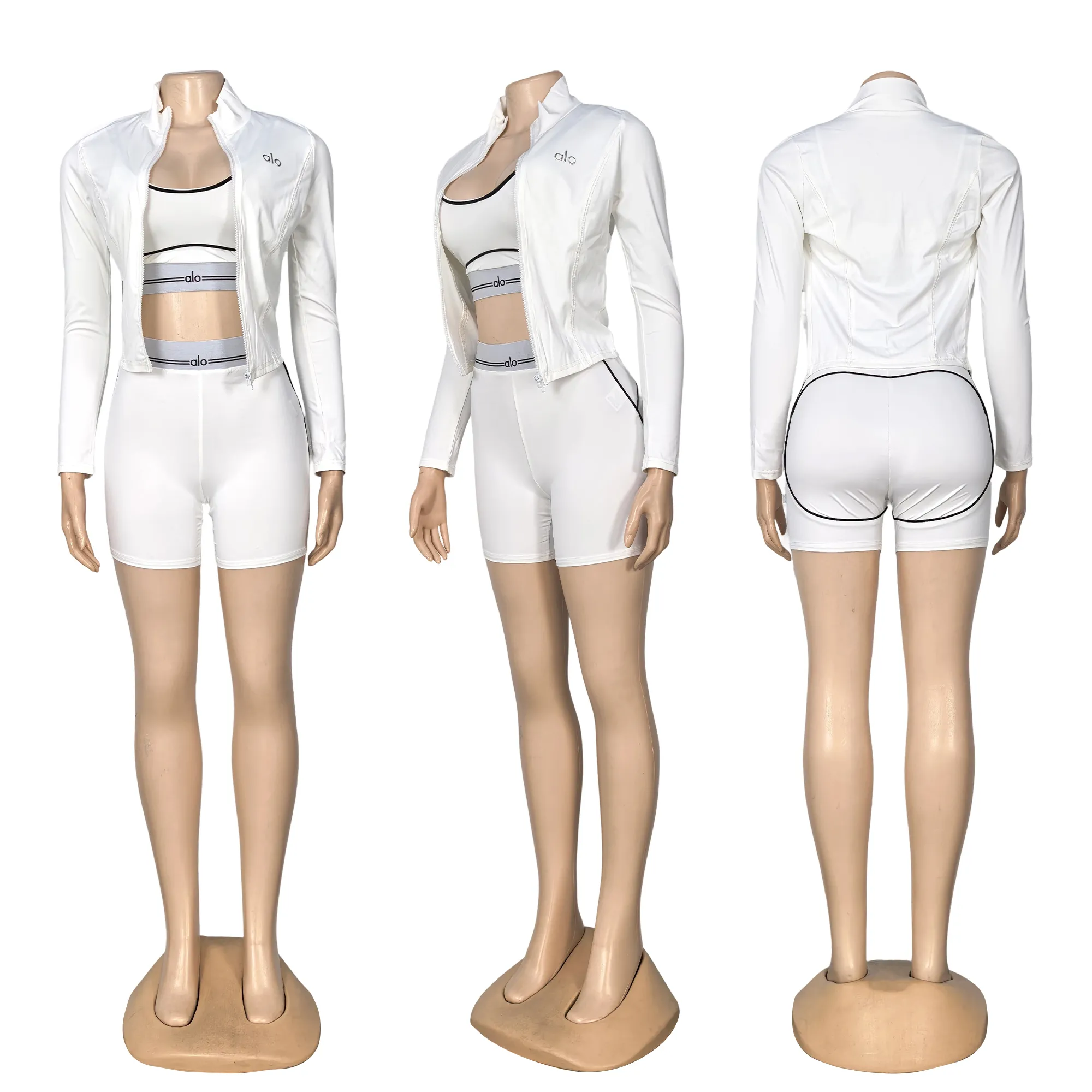 Three-piece shorts set